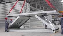 Foldable container house